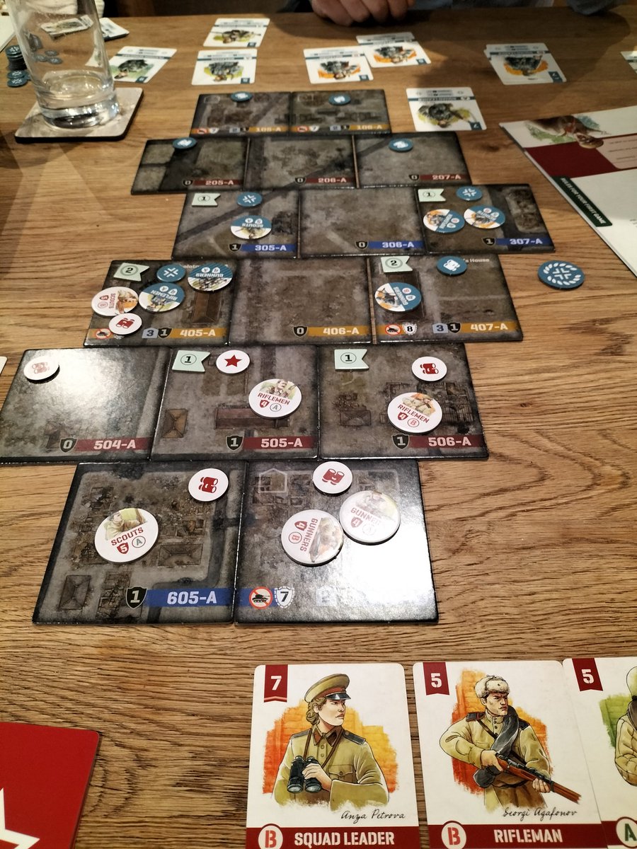 First game in my and @sebrandell95 Undaunted Stalingrad campaign.  First game to the pernicious Nazis.
