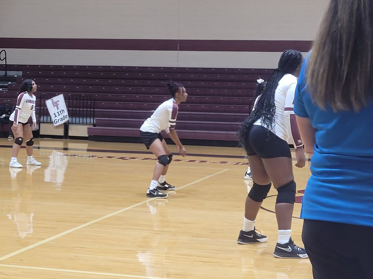 #LadyCrusaders in Volleyball action tonight vs. North Side.  Cierra Jennings ready to receive the serve.  Super competitive game but North Side won 25-21, 25-15, and 25-14.  We are going to win soon.  <a href="/JMCSchools/">Jackson-Madison County Schools</a> <a href="/JmcssA/">JMCSSAthletics</a> <a href="/LTMHSCrusaders/">Liberty Tech</a>