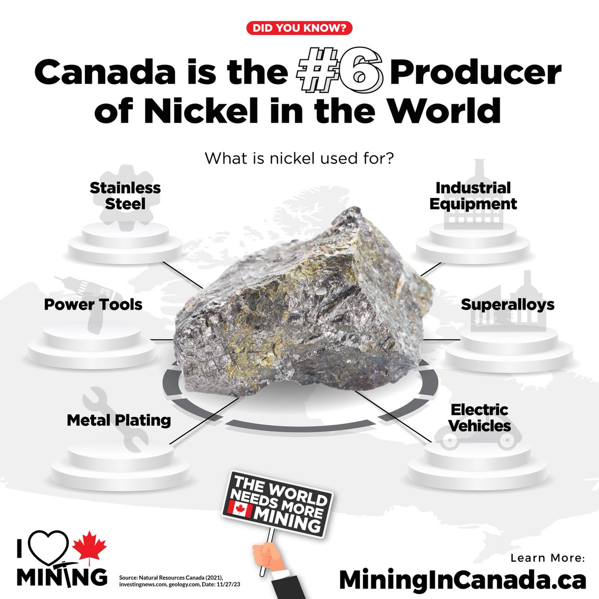 CanadaAction's tweet image. The world needs more #CanadianMining — let’s improve our attractiveness for job-creating investment in natural resource development.