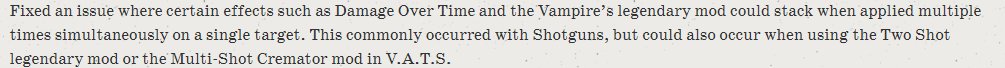 split_brains's tweet image. I... didn't think this was an issue :( @bethesda Or rather, I didn't know this wasn't supposed to happen. I loved my Vampire Double-Barrel, but this explains why now I have been auto using stimpacks more often today. I knew something was up but I had no idea this was an "issue"