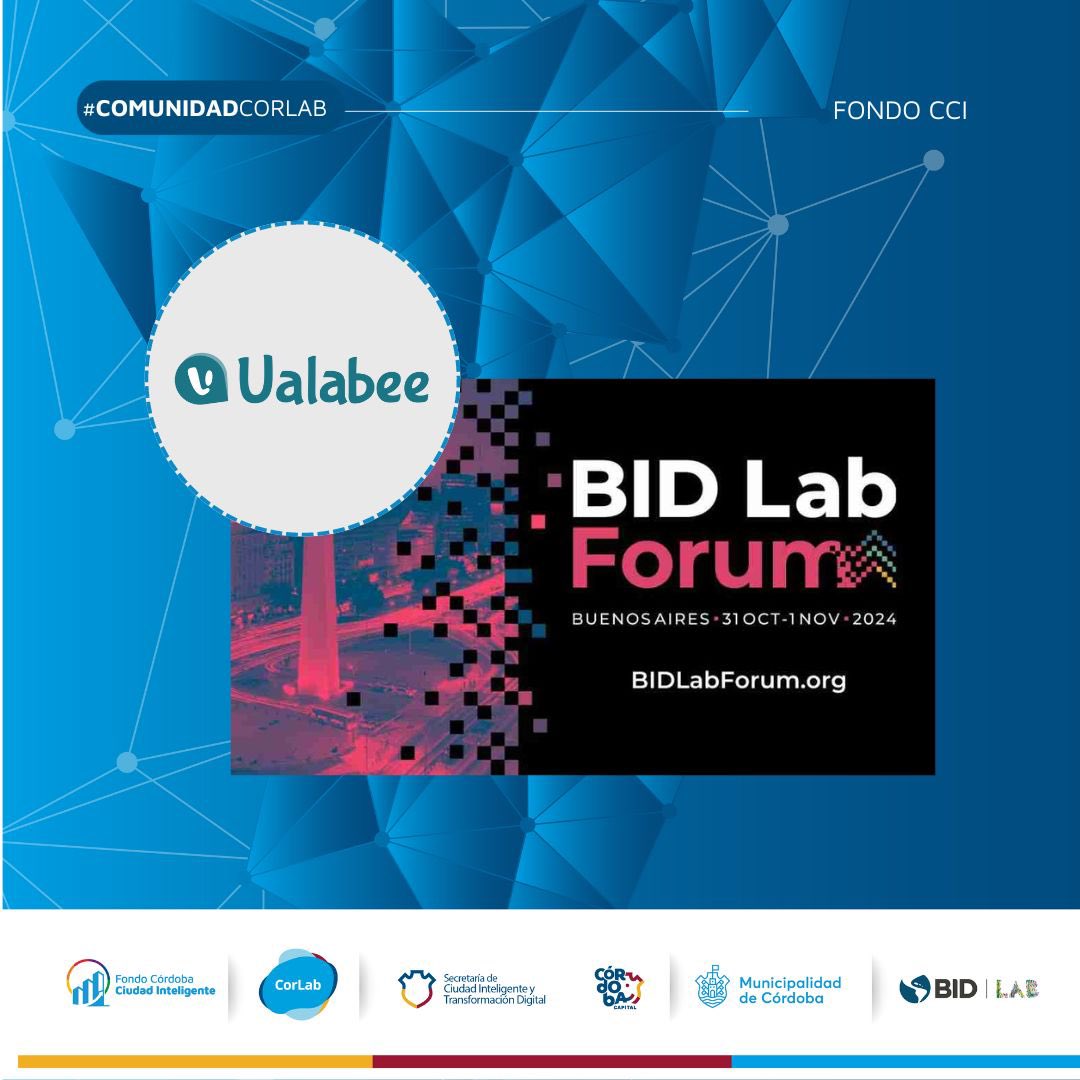 <a href="/AGROHUB/">AGRO-HUB</a> <a href="/aapresid/">Aapresid</a> <a href="/lcrisafulli/">Luciano Crisafulli</a> <a href="/ignaciogei/">Ignacio Gei</a> <a href="/MuniCba/">Municipalidad de Córdoba</a> <a href="/cbaciudadint/">Córdoba Ciudad Inteligente</a> <a href="/DiegoAgrohub/">Diego</a> <a href="/MarceNicolaides/">Marcela Nicolaides </a> <a href="/Rapihogar/">Rapihogar</a> <a href="/ualabee_ar/">Ualabee Argentina</a> , participará del evento del <a href="/el_BID/">Banco Interamericano de Desarrollo</a> sobre innovación emprendedora y tecnología para el desarrollo: BID Lab Forum. 

Su compromiso con la innovación y el desarrollo de América Latina y el Caribe está siendo un ejemplo a seguir🎉