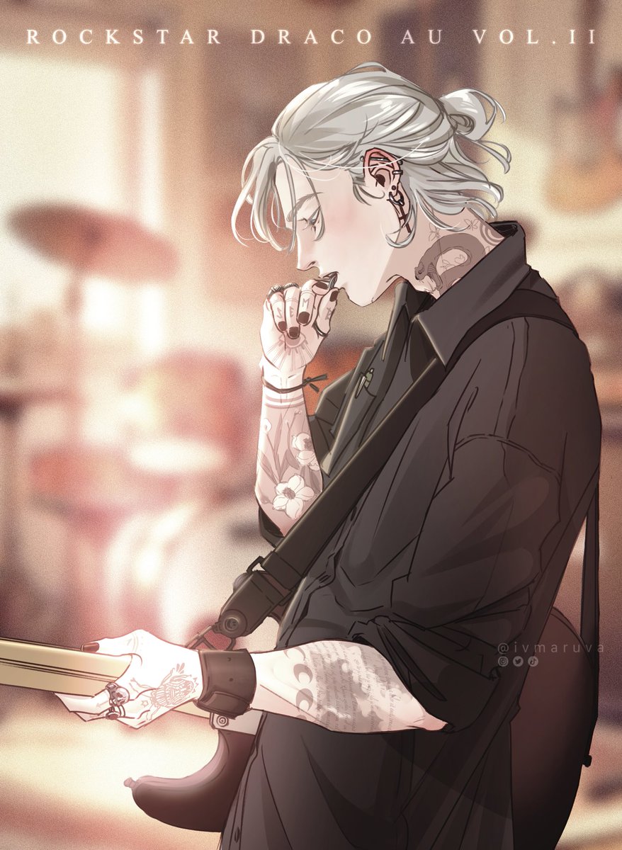 Back on the Rockstar Draco AU. This time with a bit softer  after being depressed and/or drunk for a long period of time 🥲