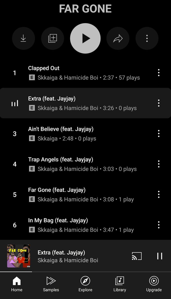 Hamicide1's tweet photo. Long awaited Ep FAR GONE OUT ON ALL PLATFORMS โผ๏ธ Glad to have worked w my brother @skkaiga on this๐ช๐พ.
#Shraptotheworld๐ฐ๐ช https://t.co/uzZKS8unGA