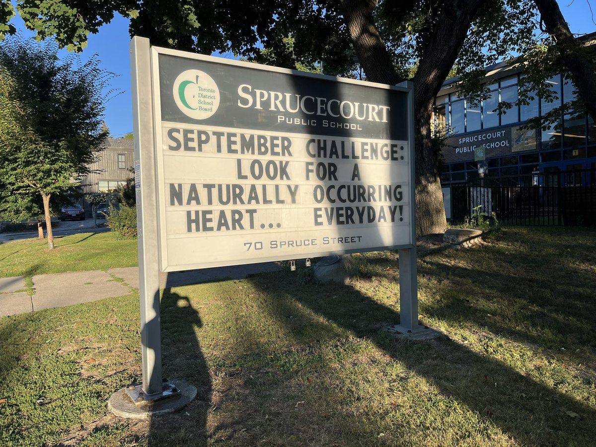 Day 1 Snapshots: from student leadership, to team work, to finding the next favourite picture book, to a September challenge &amp; so much more…proud of you Spruce Stars. Thank you Spruce staff champions for nurturing new possibilities day 1 &amp; everyday  #WEcandoHARDthingsTOGETHER