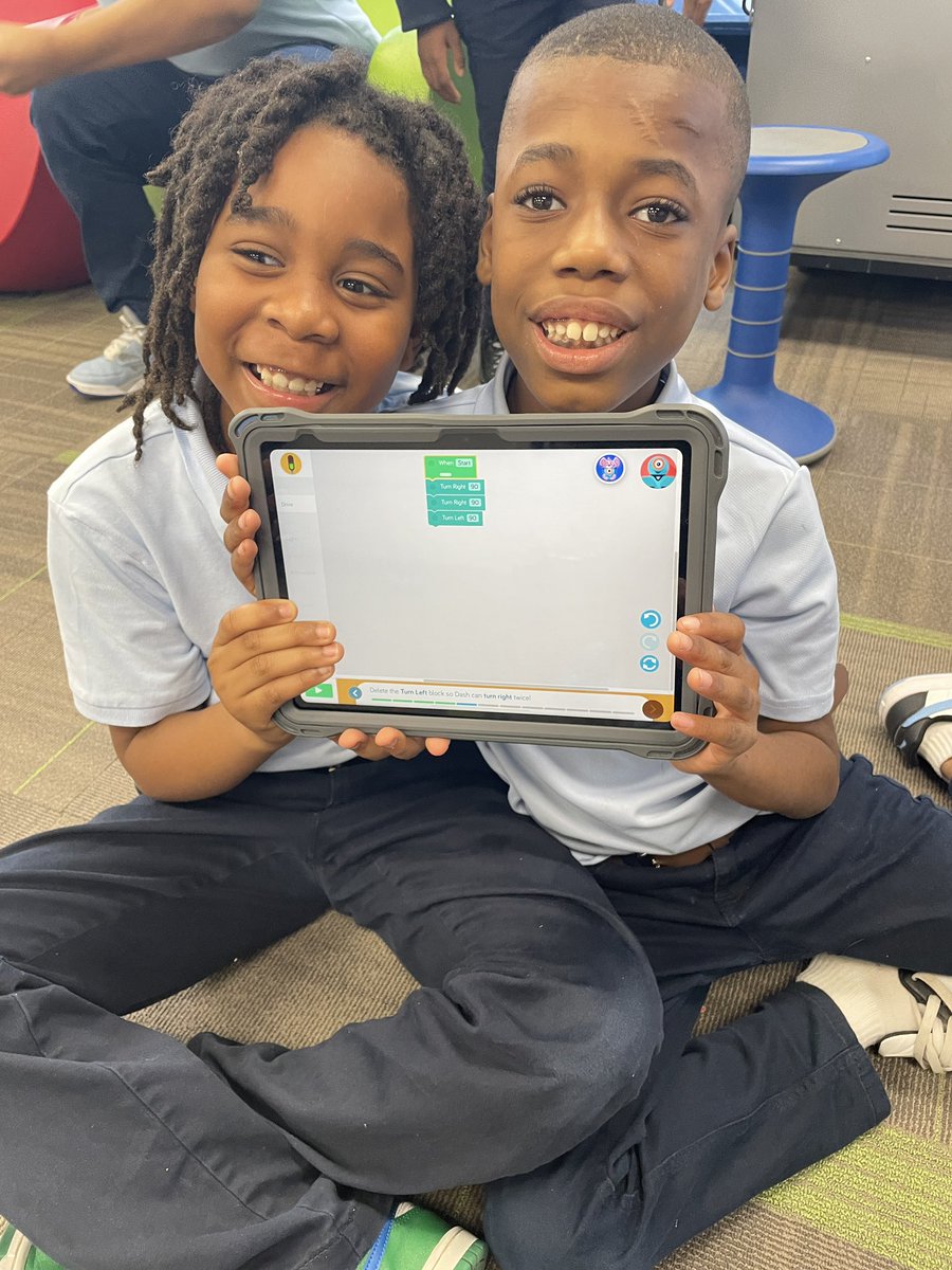 Ariel W. Holloway (@arielwholloway1) on Twitter photo Our Robotics Club members had to team up to code the Dash robots. They learned how to ‘debug’ a line of code and were successful! <a href="/MCPSSInstTech/">MCPSS Instructional Technology</a> Our Robotics Club members had to team up to code the Dash robots. They learned how to ‘debug’ a line of code and were successful! <a href="/MCPSSInstTech/">MCPSS Instructional Technology</a>