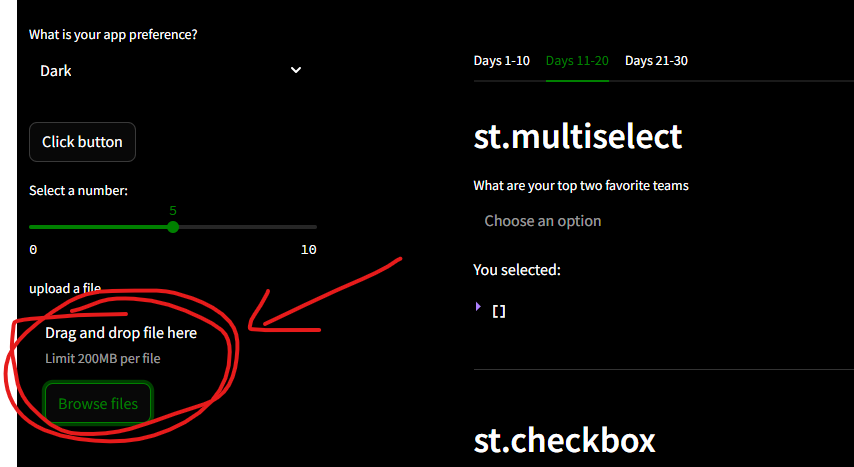 emmanuelani_'s tweet photo. Day 18 #30DaysOfStreamlit
I'm trying really hard to keep up with this. My schedule just got a whole lot tighter ๐ฅฒ.
Anyways, today, I learnt how to enable a user upload a file to the app using the st.file_uploader function. https://t.co/IqISnjEESm