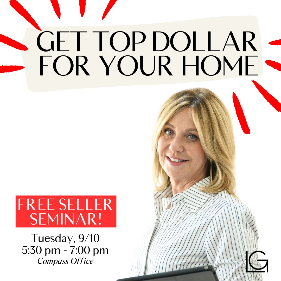 lydiagable's tweet image. Thinking about selling your home? 🏡 Join our FREE Home Seller Seminar on Sept 10th at 5:30 PM! Learn expert tips, enjoy a complimentary dinner, and get the insights you need to maximize your sale. Limited seats—RSVP today! 

👉bit.ly/FREESellerSemi…

#HomeSelling #freeseminar