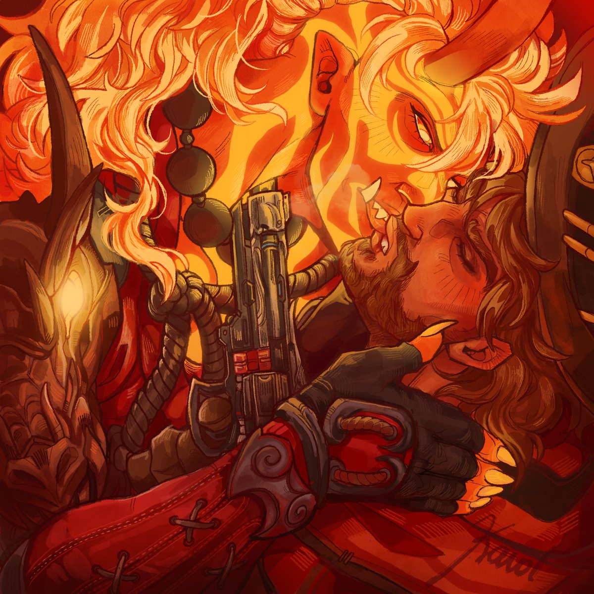 One of my favourite art pieces I've made so far holy smokes🌹
#Overwatch2 #OverwatchFanart