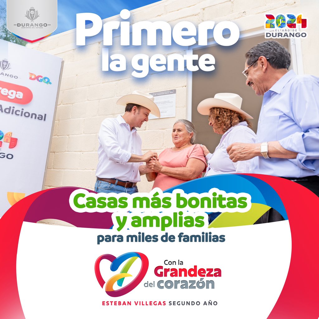 🏠 La estabilidad y seguridad de los duranguenses también se reflejan en viviendas dignas, resultado de estos 2️⃣ años de gestión.
#ConLaGrandezaDelCorazón trabajamos para el beneficio de miles de familias.