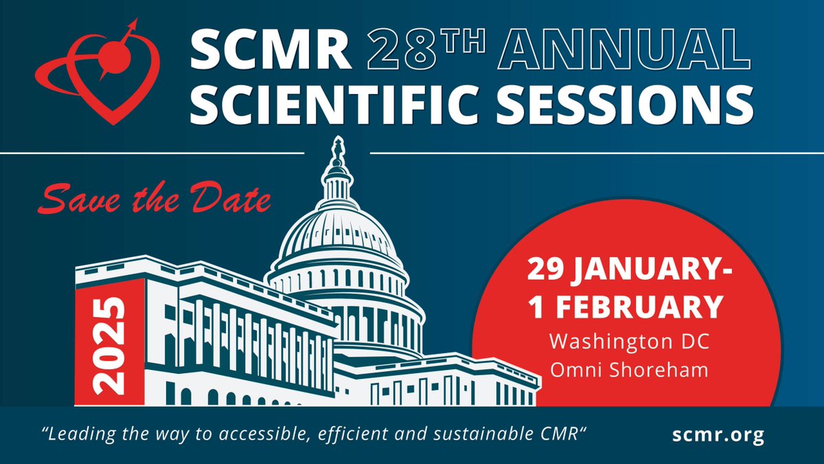Claudia Prieto (@mri_cprieto) on Twitter photo Deadline for SCMR 2025 abstract submission has been extended to September 12th!! Please spread the news! Looking forward to seeing you at SCMR 2025 in Washington DC! <a href="/SCMRorg/">Society for Cardiovascular Magnetic Resonance</a> #SCMR2025 Deadline for SCMR 2025 abstract submission has been extended to September 12th!! Please spread the news! Looking forward to seeing you at SCMR 2025 in Washington DC! <a href="/SCMRorg/">Society for Cardiovascular Magnetic Resonance</a> #SCMR2025