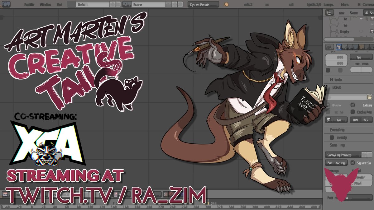 We've got a cool thing to show tonight! We're starting with Valheim and also have Conrade here again doing art! Let's get to adventuring! Streaming at twitch.tv/ra_zim

#Valheim #furry #furryart #pngtuber #twitch #stream #streaming #live #livestream #streamer #twitchstream
