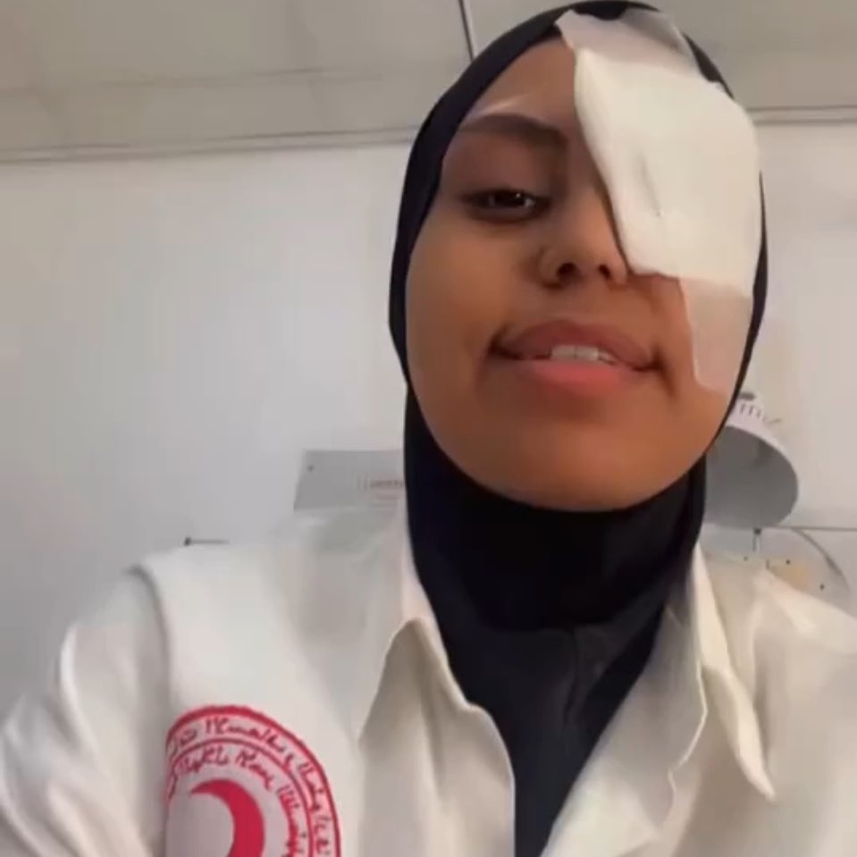 The Israeli military attacked the Palestinian Red Crescent team in the Tulkarem camp, injuring paramedic Dalia Hdaida.