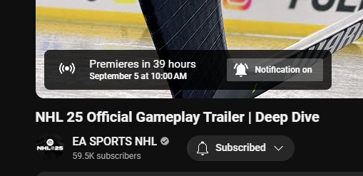 It looks like we are going to find out what's in store for #NHL25 in two days. Saw this on my feed and thought I would spread the word.