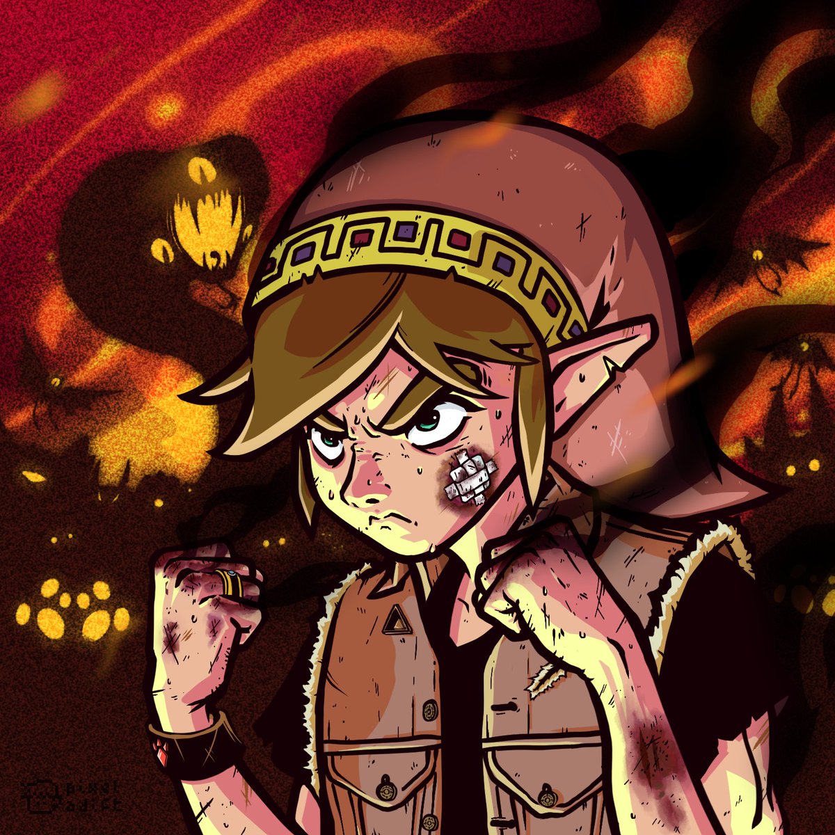 pixel_adrift's tweet photo. Fisticuffs

#TLoZ #LegendOfZelda #Zelda #CLIPSTUDIOPAINT #Illustration #イラスト #ゼルダの伝説 https://t.co/Zf0iiA9naQ