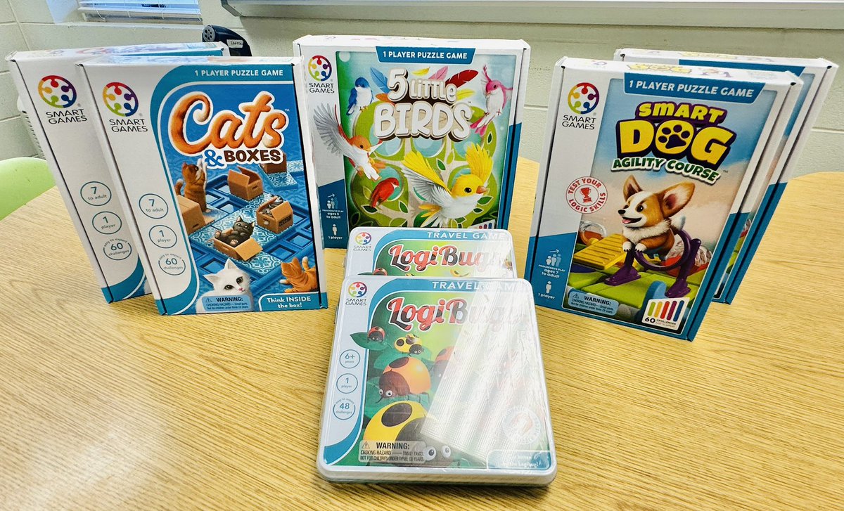 I am so excited to have been chosen to host a #SmartGamesUSA #tryazon party! Love the challenge these logic games will provide my students!