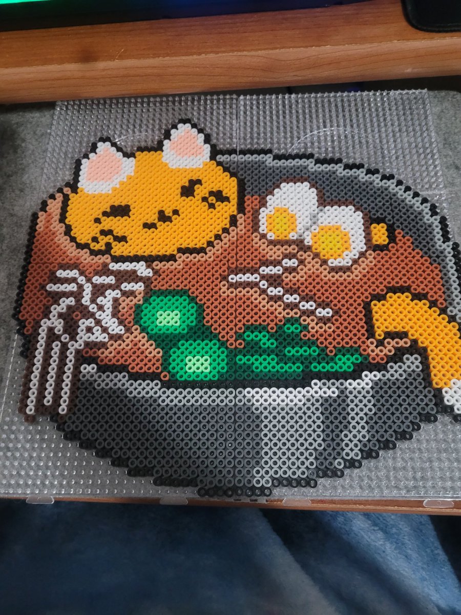 FritaTheSheep's tweet photo. Finally done...
#pixelart #pearler #Vtuber https://t.co/oAkAVynkCt