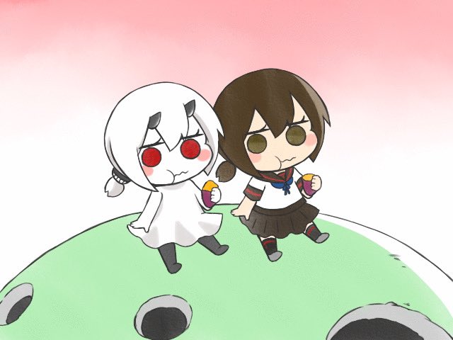 吹雪(艦隊これくしょん) ,吹雪改二 「吹雪ちゃん描きたい(素振り) 吹雪ちゃん描きたい(素振り) 吹雪ちゃん描きたい(」|花梨(かりん)。@仕事と原稿中のイラスト