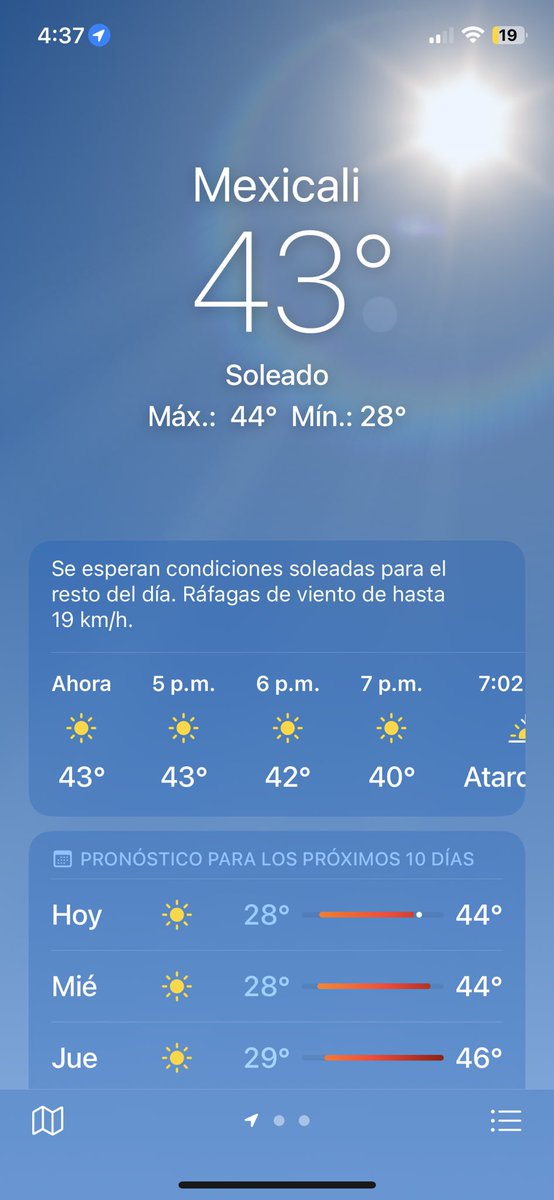 Nos mintieron con lo del frente frío. 🥴