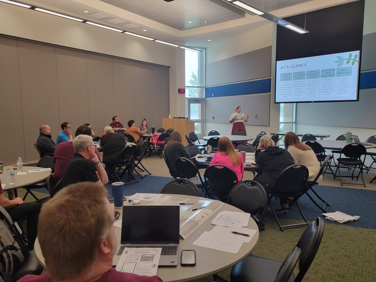 Great day of professional development.  We had some fun as a staff, but most importantly took steps to continually improve our craft for ourselves and students.  <a href="/EMSISD/">EMS ISD</a>  <a href="/KimTraylor01/">Kimberly Traylor</a> #HCTCready #EMSproud