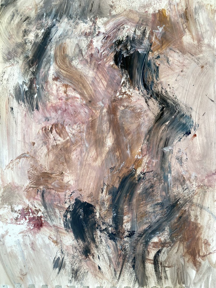 The brush / the painting