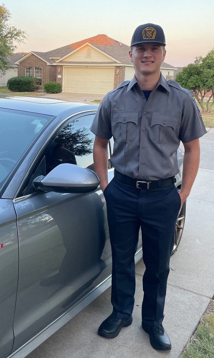 AmyScopac's tweet photo. Super proud of our boy for choosing a profession that allows him to serve our community. Week 2 of Temple Fire Academy. 🚒#templefireandrescue https://t.co/tPYhMEoPWK