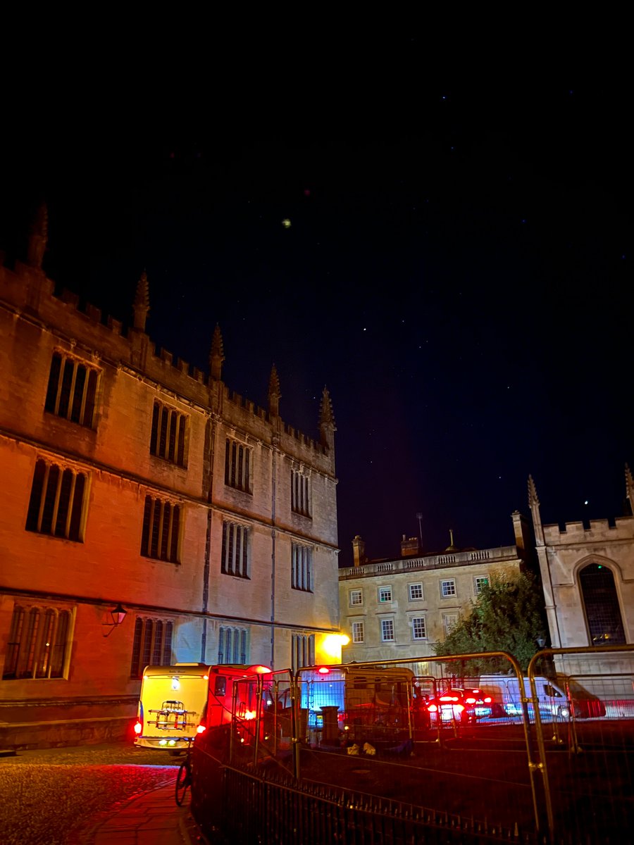 Classic ‘you can’t cycle through because we’re filming a detective series at 1 am’ vibes