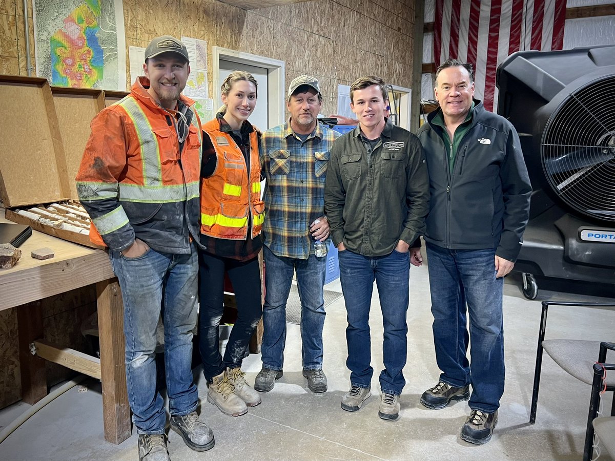RepRussFulcher's tweet image. The Golden Chest Mine is the largest gold producing mine in Idaho. 

It was a pleasure to meet with their leadership to discuss their sustainable mining practices and how we can streamline the permitting process and remove job-killing red tape.