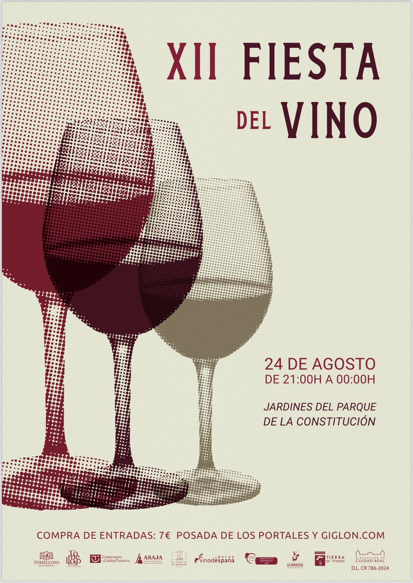 ideasdelatico's tweet image. 🍷 Diseño realizado para las Fiestas del Vino de Tomelloso 😉 Gracias por la confianza! #pinkpower #diseño #comunicacionvisual