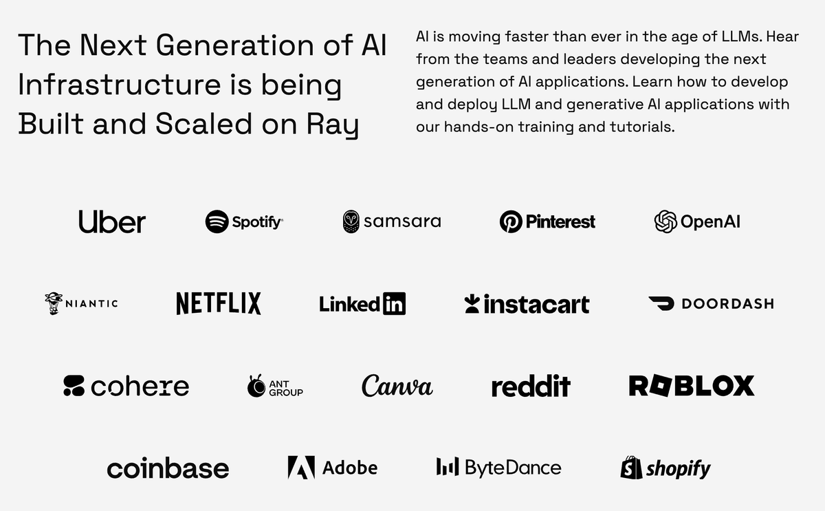 In 5 of 8 recent conversations, ML platform leaders told me that their top priority over the next 6 months is to enable training on more data (e.g., an order of magnitude more).

Why? Scaling laws.

The idea that larger models + data + compute can lead to better results (not just