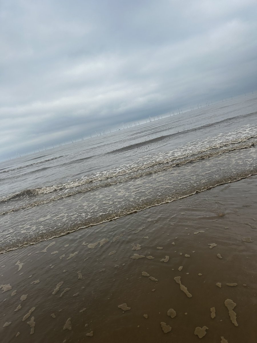 Windy morning! #skegness #beach