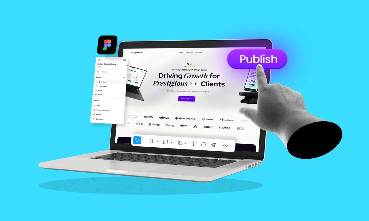 design_monks's tweet image. How to publish @figma website on the web directly?
What can we use?
Here are 8 plugins to use easily📌
Threads🧵
⚠Warning⚠
They are so useful that they seem illegal to know.
Bookmark them🔖
Repost Them 🔃
#figmatoreact #figma #WebsiteDevelopment #DWCS #BeyDay #StockMarket