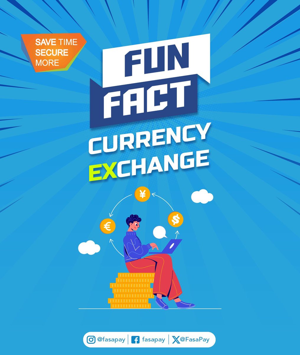 FasaPay's tweet photo. Fun Fact About Currency exchange. Currency exchange doesn’t even stop for holidays when other financial markets, like stocks or futures exchanges, may be closed. Even though it’s a holiday in Japan, for example, Sydney, Singapore, and Hong Kong may still be open. https://t.co/uLoVmh7IDW