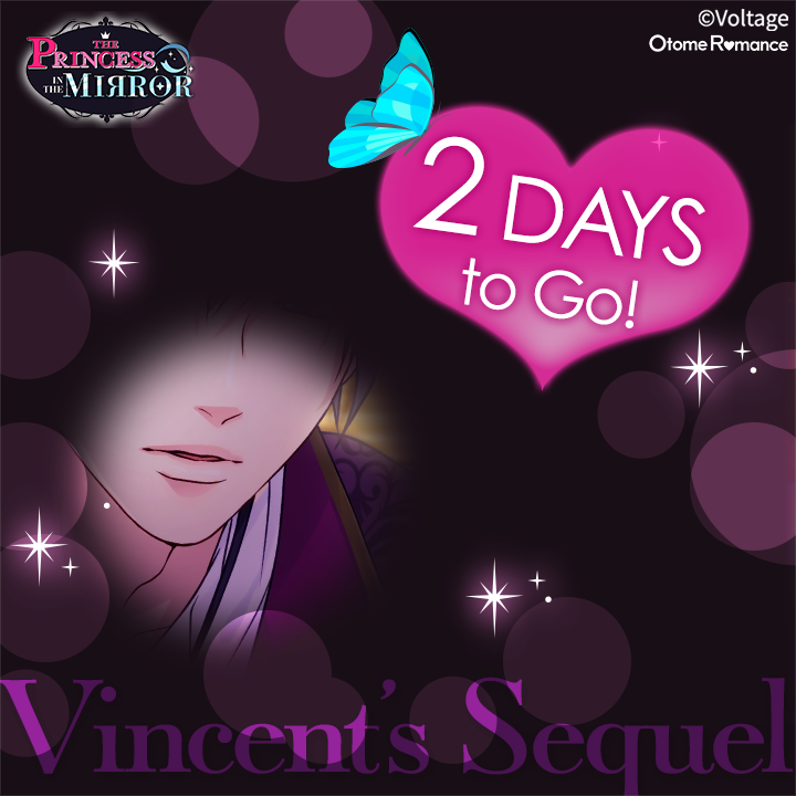 MirrPrincess's tweet photo. You're excited to slowly plan out the future you'll share with him.
...But it seems fate has other plans for you.

Find out what that plan is in TWO DAYS!!

#MirPri #ThePrincessintheMirror #VoltageInc #Vincent #Sequel https://t.co/gOJ2gUHTWs