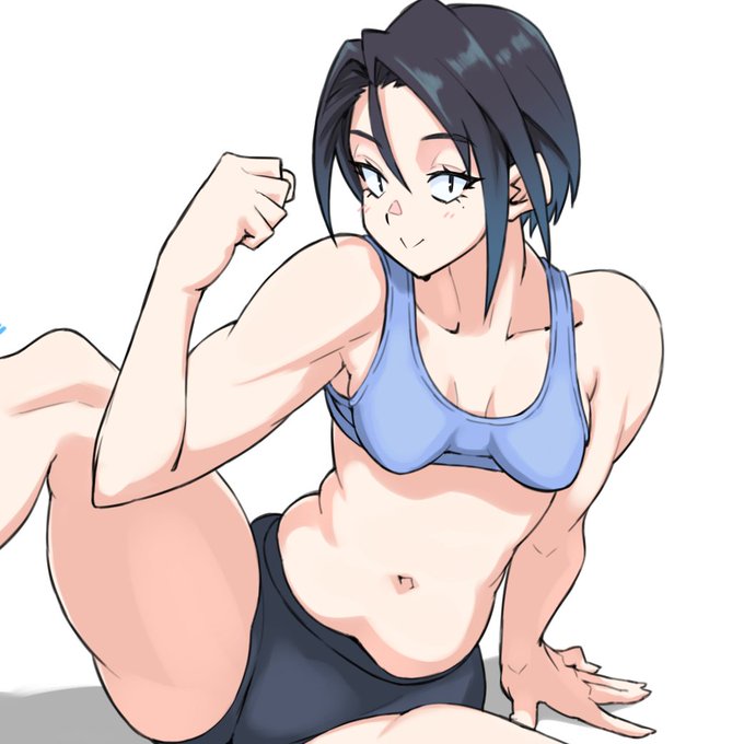 FANBOXで(絵の)筋トレし始めたお姉さん💪 