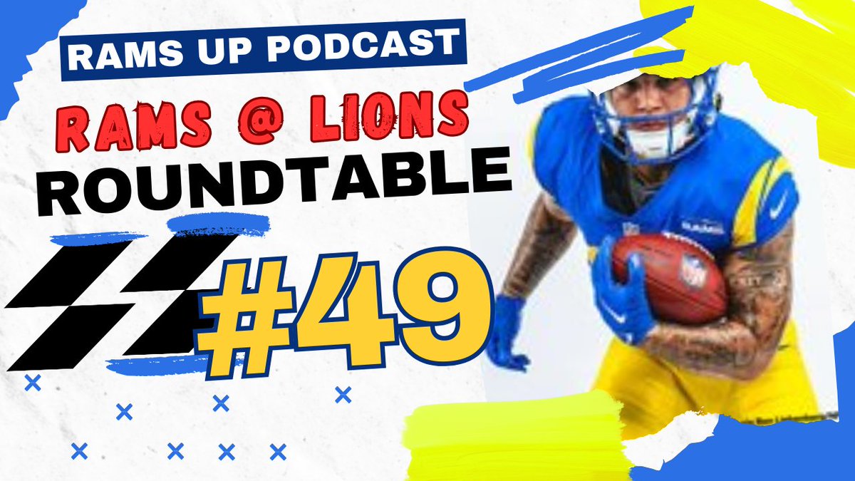 Roundtable #49:  Mark, Ian and Paul Do a Deep Dive into the Rams Opener ... youtu.be/AVyTjquexuc?si… via <a href="/YouTube/">YouTube</a>