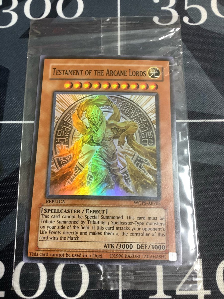 遊戯王 未開封 Testament of the Arcane Lords 10/29限定！「TESTAMENT