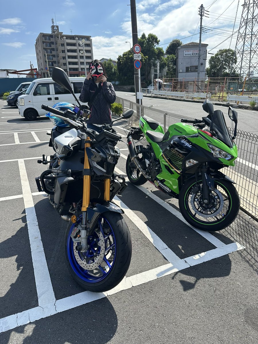 嫁初乗り👍
不安感なく乗りやすいらしい笑🤣