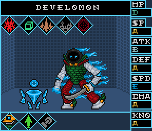 WesleysBox's tweet photo. >>Develomon
●Level: Mega
●Attribute: Data
●Element: Earth
●Family: Metal Empire
●Special Move: Code Breaker

"This Digimon is constantly fading between composed and incorporeal data, intertwined with this world's code. Inspired by #Roblox"
#Digimon #Digifake #Fandigimon #OC https://t.co/LHYN1epStJ