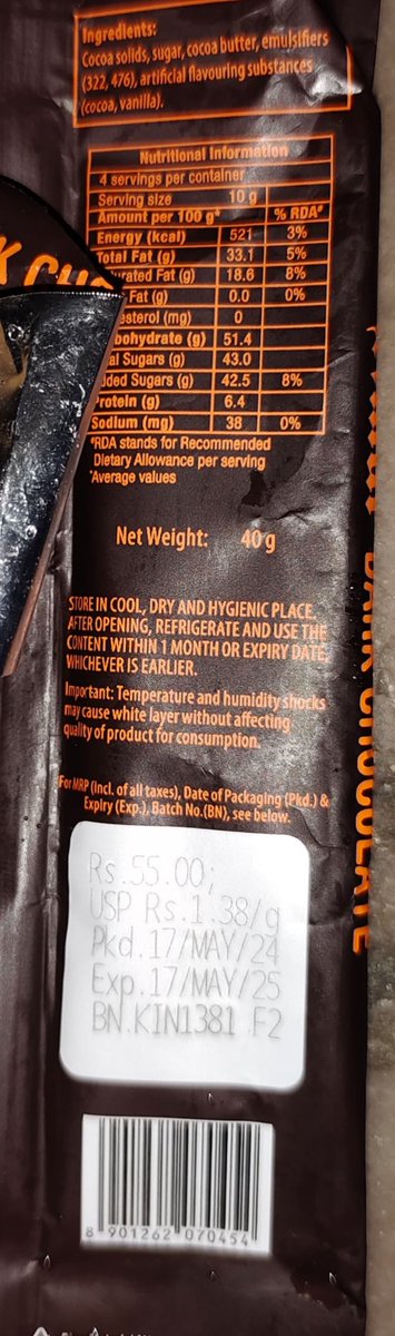 Samkarya (@samkarya22) on Twitter photo Here's a Twitter post you can use:
<a href="/Amul_Coop/">Amul.coop</a> My Amul Dark Chocolate went bad before the expiry date! Filed a complaint on 8th August 2024, but still no response. Please look into this! #CustomerService #Amul
<a href="/amulcares/">Amul4Customer</a> <a href="/amul_india/">Amul India</a>
<a href="/inconsumerforum/">India Consumer Forum</a> Here's a Twitter post you can use:
<a href="/Amul_Coop/">Amul.coop</a> My Amul Dark Chocolate went bad before the expiry date! Filed a complaint on 8th August 2024, but still no response. Please look into this! #CustomerService #Amul
<a href="/amulcares/">Amul4Customer</a> <a href="/amul_india/">Amul India</a>
<a href="/inconsumerforum/">India Consumer Forum</a>