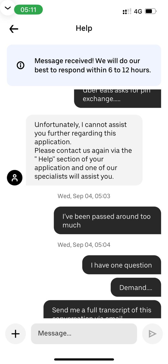 PiFunk's tweet image. Wow so @UberEats want to deny my money for a stolen delivery