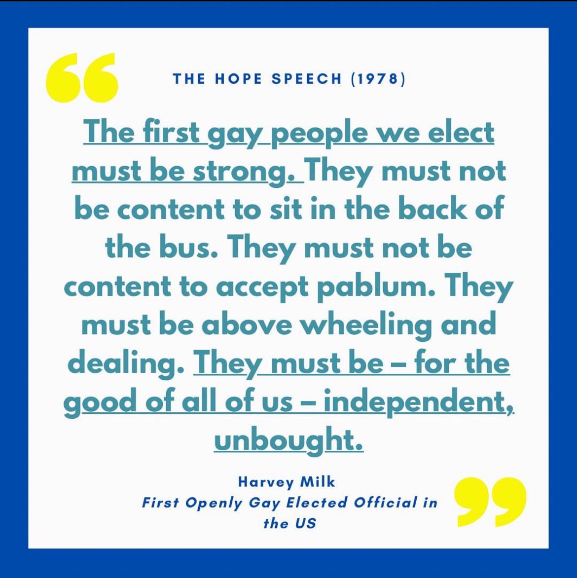 ThompsonForSC's tweet image. “And if you help elect… more gay people, that gives a green light to all who feel disenfranchised, a green light to move forward. It means hope to a nation that has given up, because if a gay person makes it, the doors are open to everyone.”