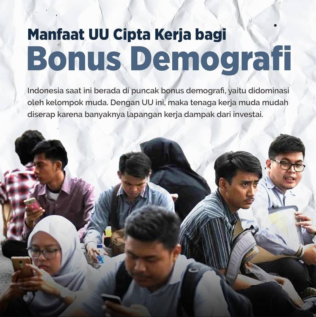 subang_damai's tweet photo. Manfaat UU Cipta Kerja bagi bonus demografi https://t.co/Km6M87DFVy