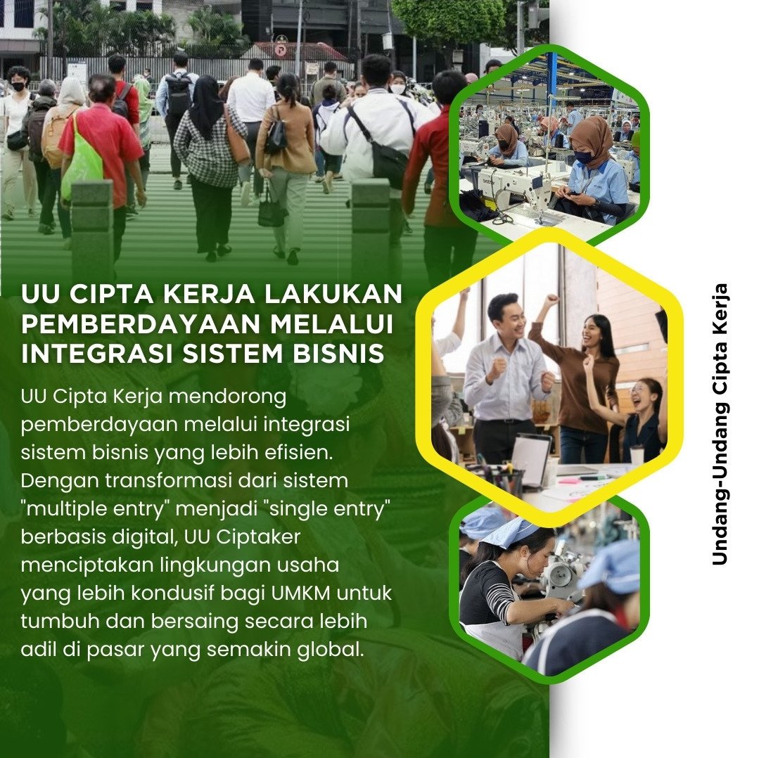 subang_damai's tweet photo. UU Cipta Kerja lakukan pemberdayaan melalui integrasi sistem bisnis https://t.co/Eh8Wm1fTKE