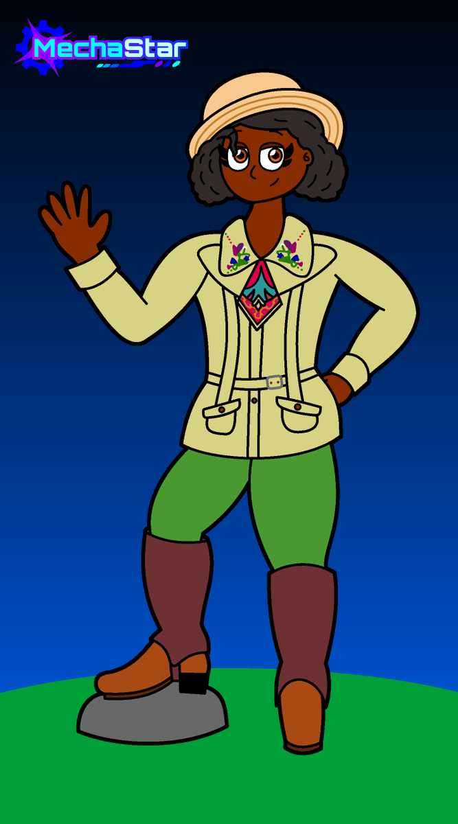 MechaStar81's tweet photo. First commission coming from @dsrainbowroad, it's Princess Tiana as seen on her recently-opened ride! https://t.co/DTxAqk6ORJ