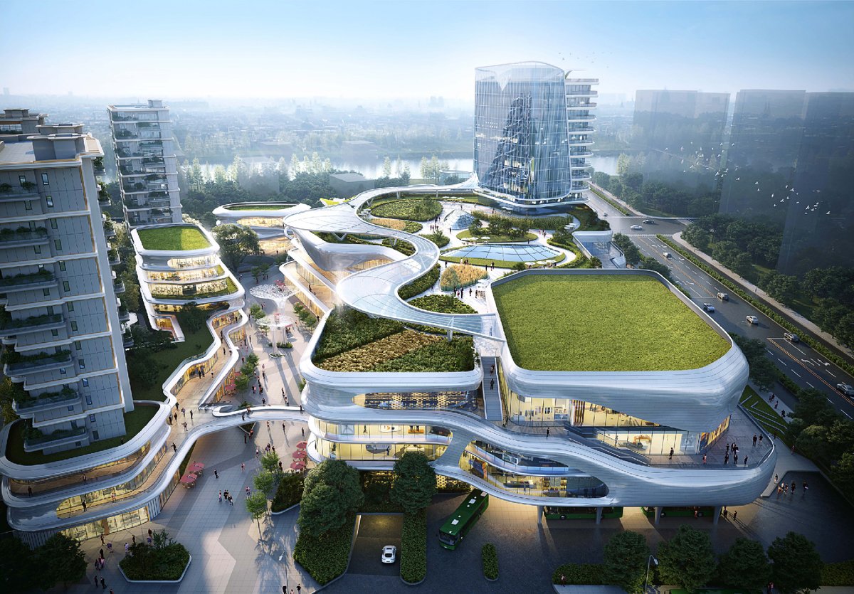 SPARCHS is consulting with Zhejiang Huayu Engineering Design Group Co., Ltd. on a mixed-use multi-family building complex in Yongkang, China, Xiayuanzhu. SPARCHS provides siting, concept, and facade design services; Our team won first place with Leo Li as our project designer!