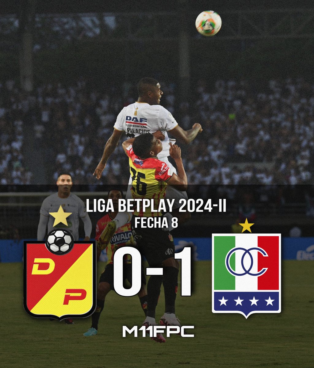 ✅🇮🇹⚪ ¡VICTORIA BLANCA!

Finaliza el Clásico en Pereira 0-1 ¡Once Caldas vence a DOMICILIO! al Deportivo Pereira. ¡¡LA BANDA DEL EJE FUE, ES Y SERÁ POR SIEMPRE BLANCA!!

La única anotación ⚽ del compromiso llegó a través de Mateo García. ¡VAMOOOS ONCEEE!