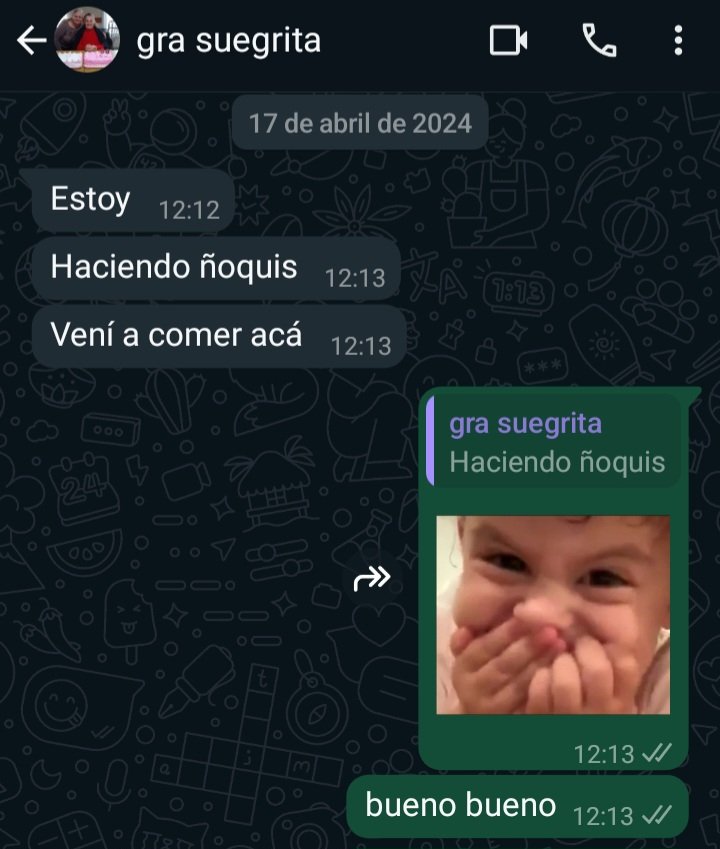 mi palabra se cumplió ahora me hace ñoquis a mi y no a mi novio podrán?