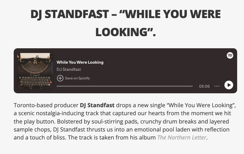 URBNET's tweet photo. 🎧 @thewordisbond AUDIO: 
Top instrumental submissions EP5 Aug 2024
@DJStandfast - While You Were Looking
https://t.co/pdt3ujY1CT https://t.co/qDGiZ7F8Ug