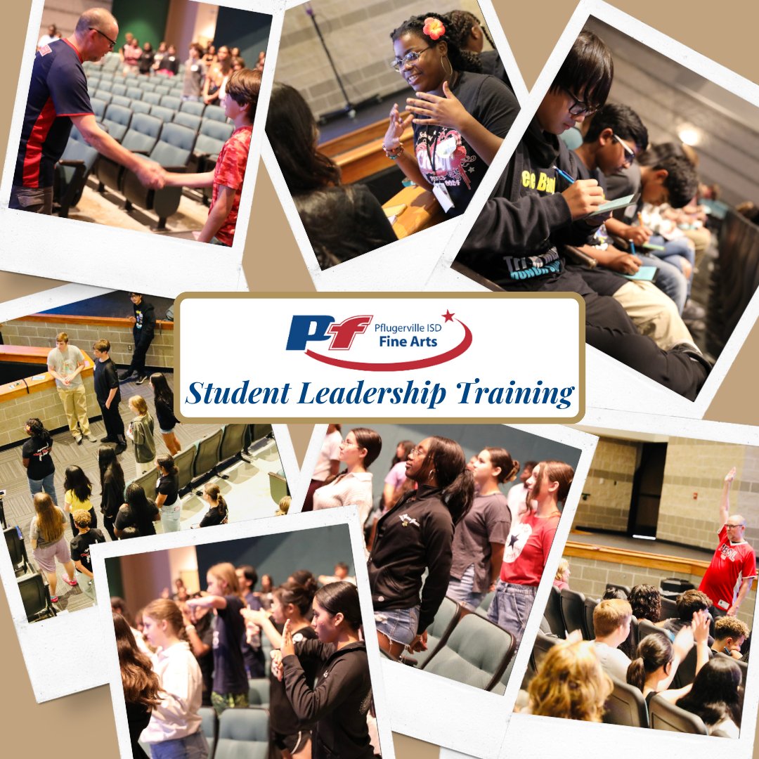 Fine Arts students from across PfISD participated in peer-based Student Leadership Training at CHS last weekend!

#PfISDynamic