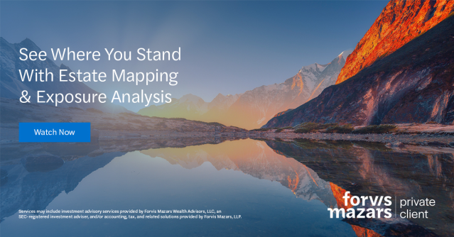 Estate &amp; Gift Tax Exemption Sunsets After 2025